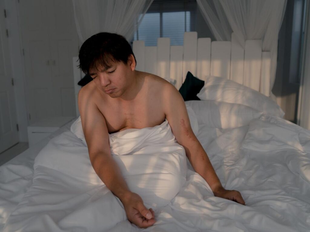자고 일어나도 개운하지 않은 아침 상태